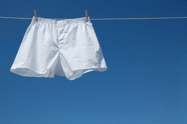 undergarment hanged outdoor as travel essential ideas 