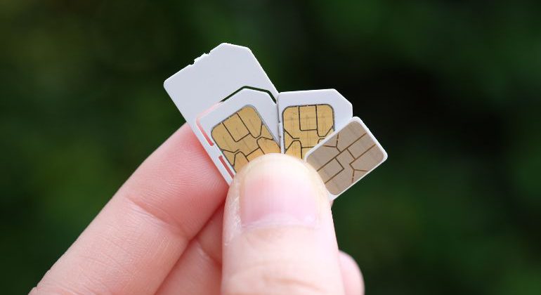 SIM card sizes